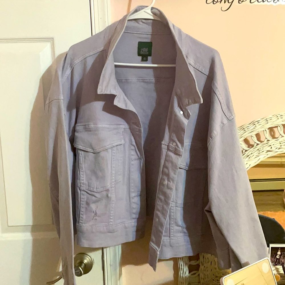 wild fable Distressed jean jacket